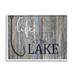 Stupell Industries Life Better Lake Quote Fish Lakehouse Cabin Nautical Phrase Graphic Art Framed Art Print Wall Art 20x16 By Kim Allen