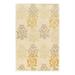 Bowery Hill 60 x 96 Transitional Wool Hand Tufted Rug in Ivory/Gold