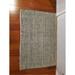 Stripes Jute Rug Beige & Black