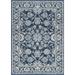 Tayse Madison Area Rug MDN4707 Traditional Dark Blue Rings Bulbs 5 x 7 Rectangle