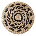 Wall Basket Decor - Seagrass Round Wall Decor - Wall Hanging Baskets Decor - Boho Wall Basket Decor For Living room or Bedroom - Home Decoration - Unique Wall Art