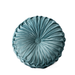 Mubineo Sofa Round Cushion Velvet Solid Color Soft Stuffed Pleated Pillow for Couch Sofa Bed Living Room Car Home Office