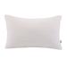 Soft Corduroy Striped Velvet Rectangle Decorative Throw Pillow Cusion For Couch 12 x 20 Off White 1 Pack