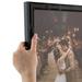 ArtToFrames 14x14 Inch Walnut Bamboo large Picture Frame This Multi Wood Poster Frame is Great for Your Art or Photos Comes with Regular Glass (4876)