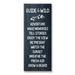 Stupell Industries Humorous Guide To Wild Adventure Mountain Rules Sign 17 x 40 Design by Lil Rue
