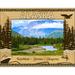 Alaska-Ketchikan-Juneau-Skagway Laser Engraved Wood Picture Frame (4 x 6)