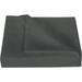 800 Thread Count 3 Piece Flat Sheet ( 1 Flat Sheet + 2- Pillow cover ) 100% Egyptian Cotton Color Dark Grey Solid Size Twin