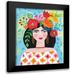 Zaman Farida 15x18 Black Modern Framed Museum Art Print Titled - Boho Girl II