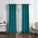 RT Designers Collection 90 in. Cole Textured Grommet Panel Teal