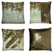 ECZJNT christmas winter snow pine cone holiday balls Pillow Case Home Decor Cushion Cover 20x20 Inch