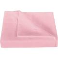1100 Thread Count 3 Piece Flat Sheet ( 1 Flat Sheet + 2- Pillow cover ) 100% Egyptian Cotton Color Pink Solid Size California King