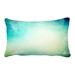 ECZJNT Grunge blue beige color Pillow Case Pillow Cover Cushion Cover 20x30 Inch