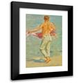 Henry Scott Tuke 13x18 Black Modern Framed Museum Art Print Titled - Preparing to Bathe (1911)