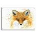 Epic Art Fox Fire by Michelle Faber Acrylic Glass Wall Art 36 x24