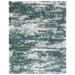 SAFAVIEH Berber Harold Abstract Plush Shag Area Rug 8 x 10 Green/Beige