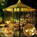 Louist 9.8FT Indoor/Outdoor String Lights Battery Powered 20 LED Globe String Lights Waterproof Starry Lights Hanging Lights String for Wedding Patio Garden Party Xmas Tree Warm White