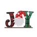 purcolt Christmas Decorations Indoor Outdoor on Clearance! Christmas Painted Wooden Ornaments Creative Desktop Decoration Santa Claus
