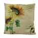 Sunflower | Bee | Pillow Cover | Sunflower Decor | | Farmhouse Decor | Home DÃ©cor | Floral Throw Pillows | Accent Pillow Covers | Gift