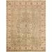 Pasargad Home Baku Hand-Knotted Wool Area Rug S. Green/Ivory