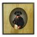 Stupell Industries Funny Black Dog Wearing Suit Vintage Admiral Portrait 24 x 24 Design by Amanda Greenwood