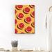 PixonSign Canvas Print Wall Art Grapefruit Sections in Rows Fruit Family Photography Modern Art Decorative Elements Closeup Colorful Multicolor Ultra for Living Room Bedroom Office - 24 x36