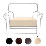 Gotydi Sofa Cushion Slipcover Stretch Chair Couch Cushion Cover Sofa Cover High Stretch Couch Slipcover Spandex Fabric Sofa Seat Slipcover Loveseat Sofa Cushion Slipcover Furniture Protector for Chair