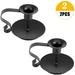 [Yolie] Wrought Iron Taper Candle Holder Iron Candle Holder Dinner Decor 2 Pack