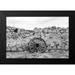 Texas Picture Archive 14x11 Black Modern Framed Museum Art Print Titled - Hueco Tanks State Park-northwest of El Paso Texas