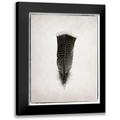 Van Swearingen Debra 15x18 Black Modern Framed Museum Art Print Titled - Feather III BW