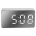 Digital Clock Mini Display Multifunctional LED Electric Alarm Clocks Electric Alarm Clocks For Home Bedroom Mini Multifunctional LED Mirror Surface Multifunctional White