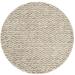 SAFAVIEH Hudson Shag Jaime Chevron Area Rug Ivory/Grey 3 x 3 Round