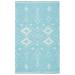 SAFAVIEH Kilim KLM851K Handwoven Teal / Ivory Rug