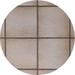 Ahgly Company Indoor Round Patterned Desert Sand Beige Novelty Area Rugs 8 Round