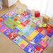 Lochas Kids Carpet Play Mat Educational Learning Rugs for Playing Children Area Rugs for Bedroom Playroom Nursery Colorful 3x5 Feet