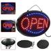 LED Neon Open Sign for Business Shop Lighted Sign OPEN Board Light with Flashing/Steady Mode