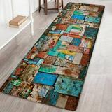 3D Printed Thickened Flannel Fabric Area Rug Non-Slip Backing Bath Rug Home Floor Mat Multi-Size Color