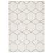 SAFAVIEH Tulum Carmella Geometric Area Rug 4 5 x 6 5 Ivory/Grey