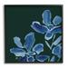 Stupell Industries Modern Blue Flower Petals Casual Botanical Brushstrokes Graphic Art Black Framed Art Print Wall Art Design by Valerie Wieners