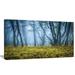 Design Art Mysterious Forest Fog Everywhere Photographic Print on Wrapped Canvas