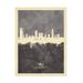 Michael Tompsett Yale Connecticut Skyline Gray Canvas Art