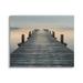 Stupell Industries Quiet Serene Dock Pier Foggy Morning Sunrise Scenery Coastal Photography Gallery-Wrapped Canvas Print Wall Art 30 x 24 Design by Mike Calascibetta