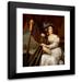 Charles Bird King 15x18 Black Modern Framed Museum Art Print Titled - Mrs. John Quincy Adams (ca. 1824)