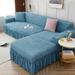Sofa Cover L Shape Sectional Sofa Slipcover Stretch Elastic Comfortable Couch Slipcover Home Decor