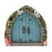 Yucurem Elf Fairy Door Miniature Tree Doors Garden Yard Wooden Ornaments Decor for Kids Children A