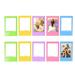 OWSOO 3 Table Photo Frame for Fujifilm Instax 8 7s 90 25 50s 9 SP-1 SP-2 Film 10 Pack 5 Colors
