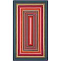 SAFAVIEH Braided Candyce Colorful Bordered Area Rug Multi 3 x 5