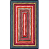 SAFAVIEH Braided Candyce Colorful Bordered Area Rug Multi 3 x 5