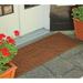 Matterly WaterHog Brittney Leaf Indoor Outdoor Door Mat Synthetics in Brown | 1'10" x 5' | Wayfair 20273522260