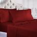 Blue Nile Mills 300 Thread Count Striped Sheet Set 100% Cotton/Sateen in Red | Queen | Wayfair BNM 300QNSH STBG