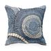 "Liora Manne Marina Circles Indoor/Outdoor Pillow Delft 12"" x 18"" - Trans Ocean 7MR5S803504"